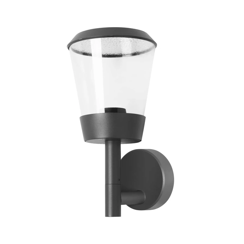 Forlight Elaine - Aplique de Pared Exterior E27 con IP54 para Jardín y Terraza de Color Gris Urbano - Image 1