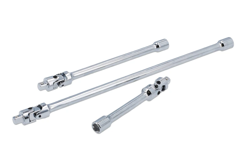 Laser 8495 Universal Joint Extension Set Spring Loaded 1/4" D 3pc