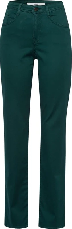 BRAX Women's Style Carola Winter Dream Trousers, Dark Malachite, 29W x 32L