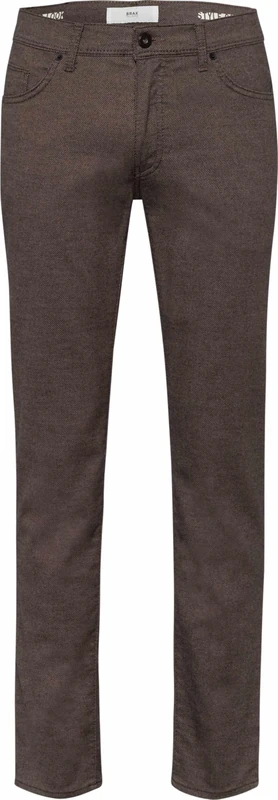 BRAX Men's Style Cadiz C Five-Pocket Woo.Look Quality Trousers, Cold Brew, 36 W/30 L