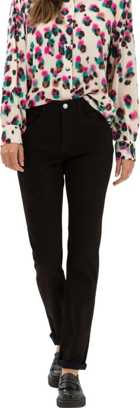 BRAX Women's Style Carola Winter Dream Pants, Black, 32W / 30L