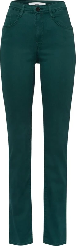 BRAX Women's Style Mary Winter Dream Trousers, Dark Malachite, 29W x 32L