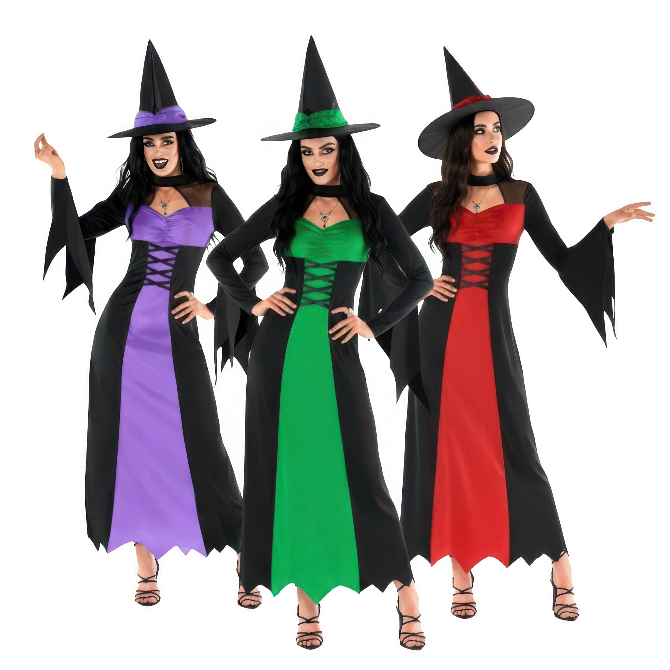Morph Witch Costumes For Women, Green Wicked Witch Costume Women, Womens Halloween Costume Adult, Fancy Dress For Adults, Large