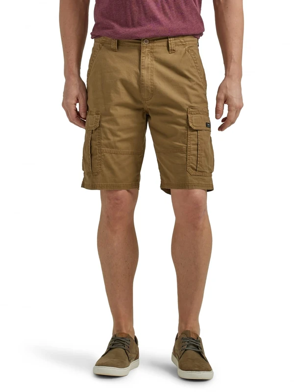 Wrangler Authentics Men's Classic Cargo Stretch Short, Kangaroo, 48
