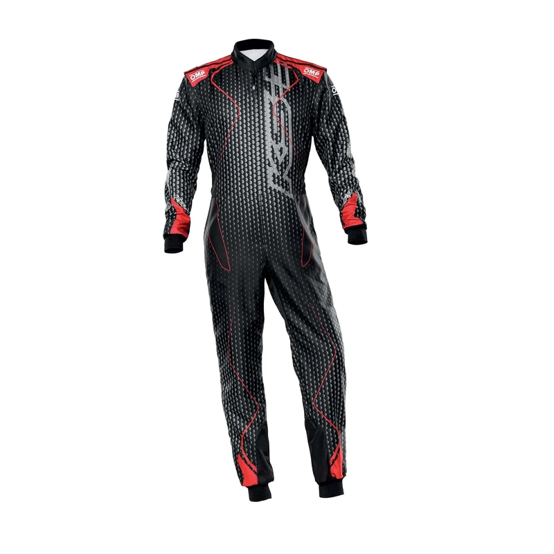 Omp KS-3R Art Kart Overall Black/Red Size 60