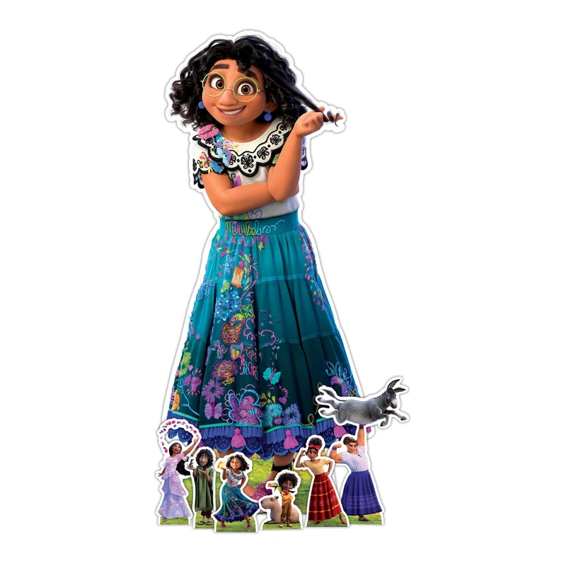 SP017 Mirabel Encanto Cardboard Cutout Party Decorations With Six Mini Party Supplies - Image 1