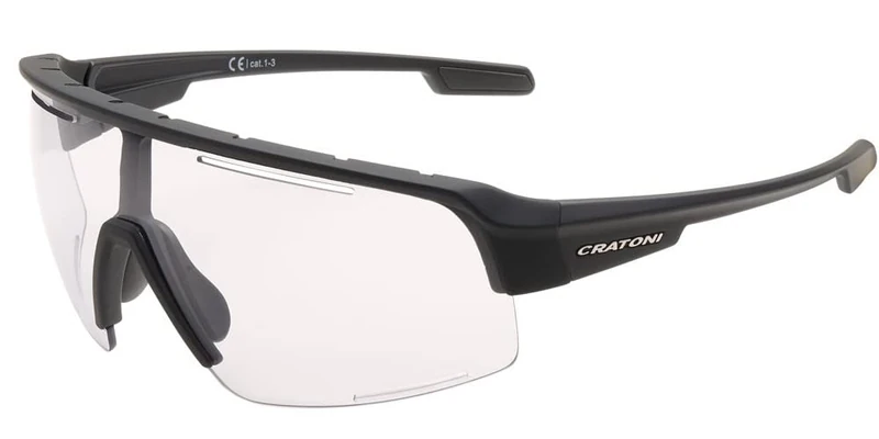 Cratoni C-Matic NXT Photochromic Cycling Glasses Sports Glasses Sunglasses Black/Clear