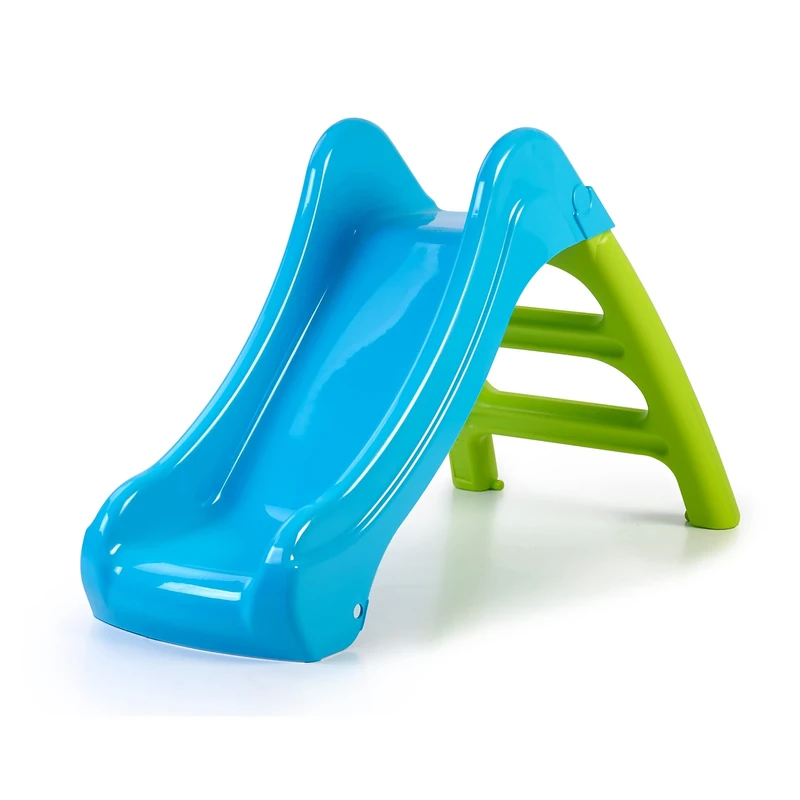 FEBER - First Slide, Small and Colourful Children's Slide, 2 in 1, with Hose Opening to Become Water Slide, for Boys and Girls from 1 Year Old, Famous (FEB04000)
