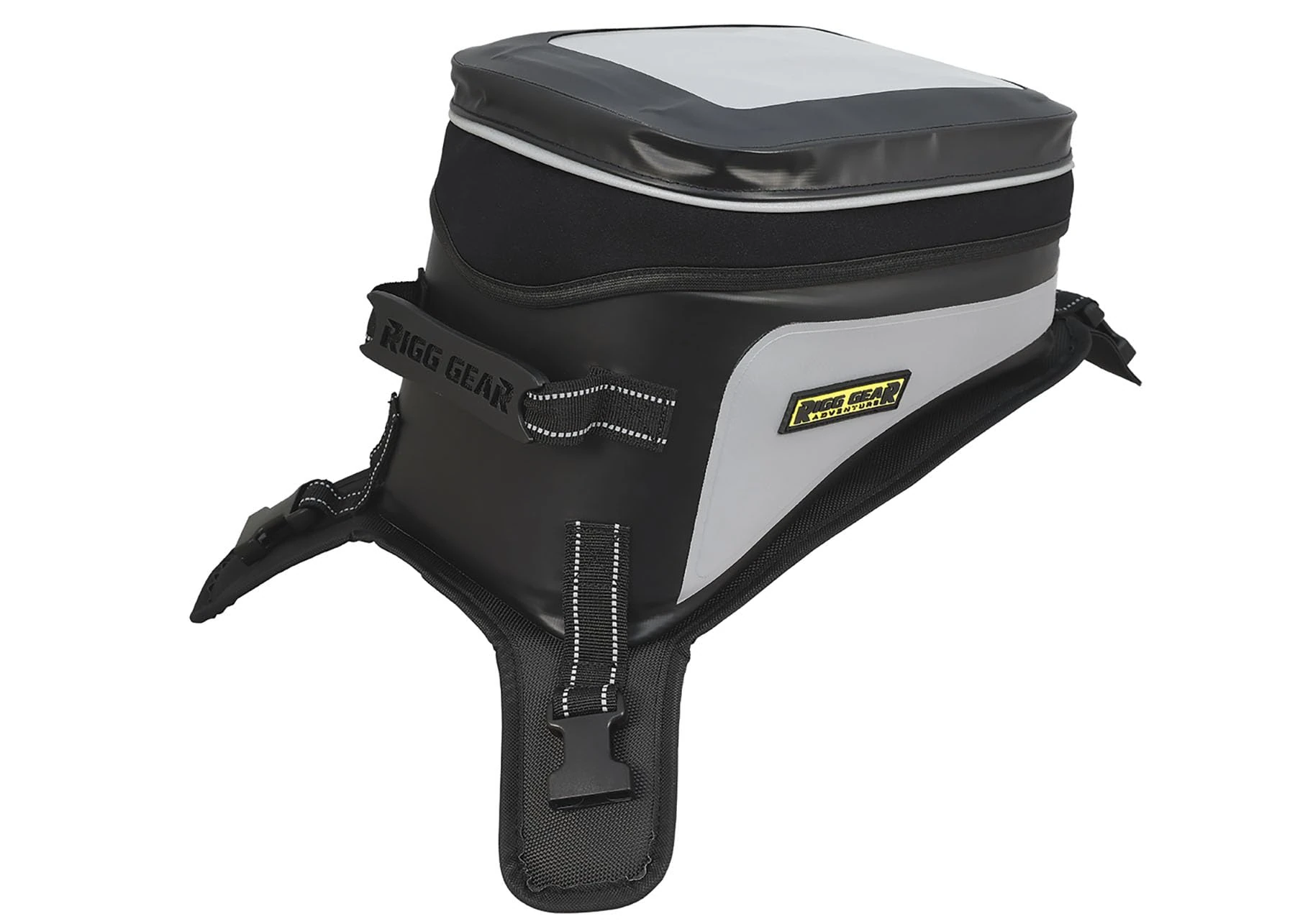 Nelson-Rigg Waterproof Hurricane Adventure Tank Bag, fits Most Honda Yamaha Kawasaki Adventure Bikes Black