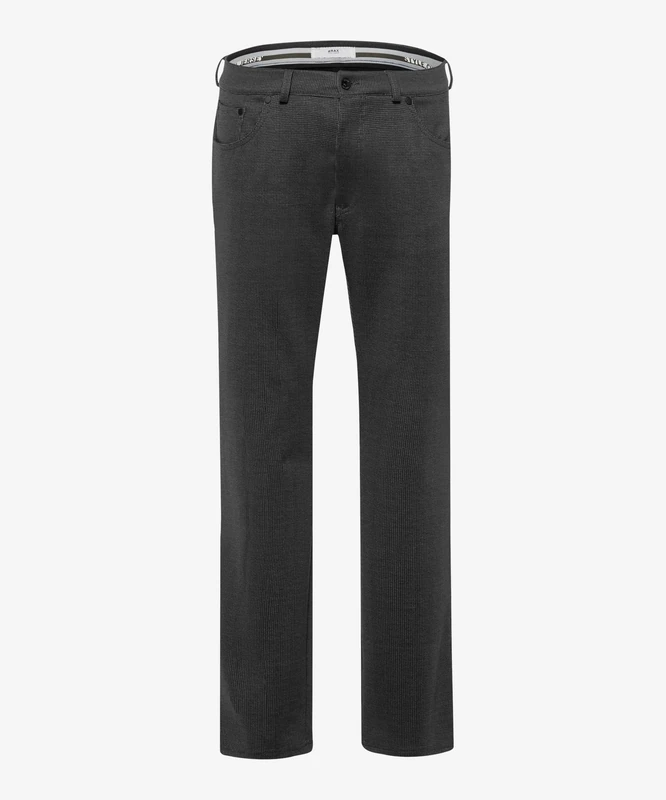 BRAX Men's Style Chuck Hi-Flex Jersey Trousers, Cigar, 34 W/36 L