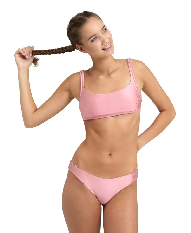 Arena Girls Women's Shila Bralette Bikini Set, Pink, XX-Large
