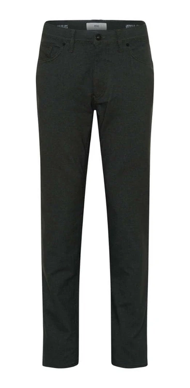 BRAX Men's Style Cadiz Woolook Five-Pocket Pants, Deep Pine, 40 W/30 L