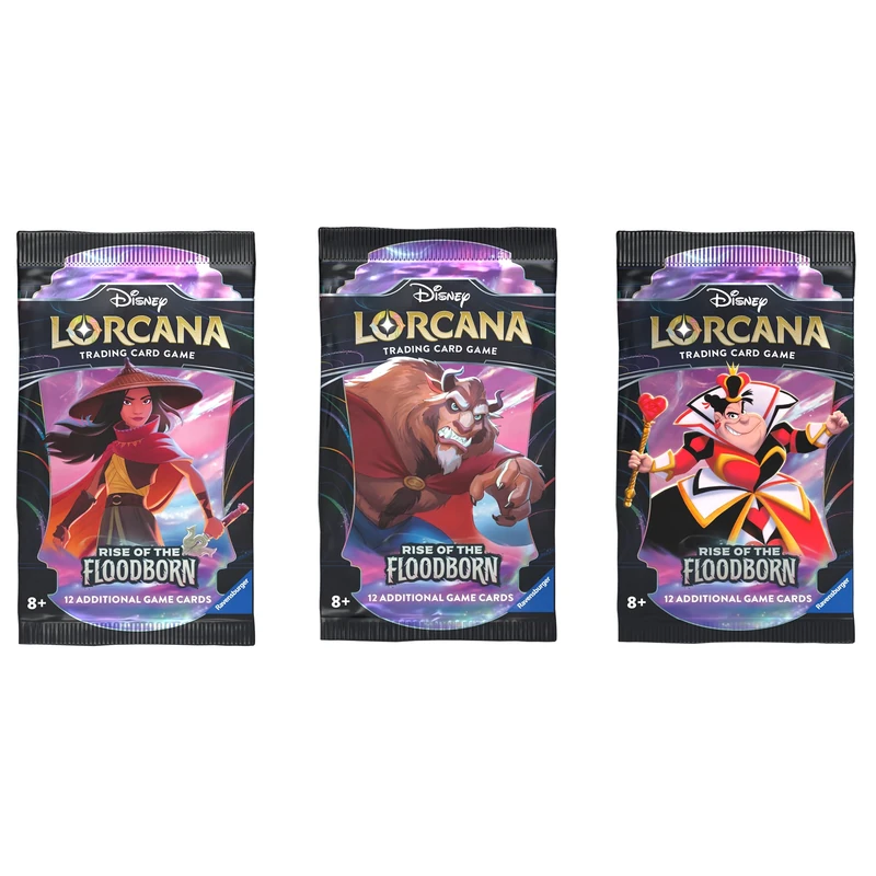 Ravensburger Disney Lorcana Trading Card Game - Booster Pack CDU Display (24pcs) - Set 2: Rise of the Floodborn - for Adults and Kids 8 Years Up