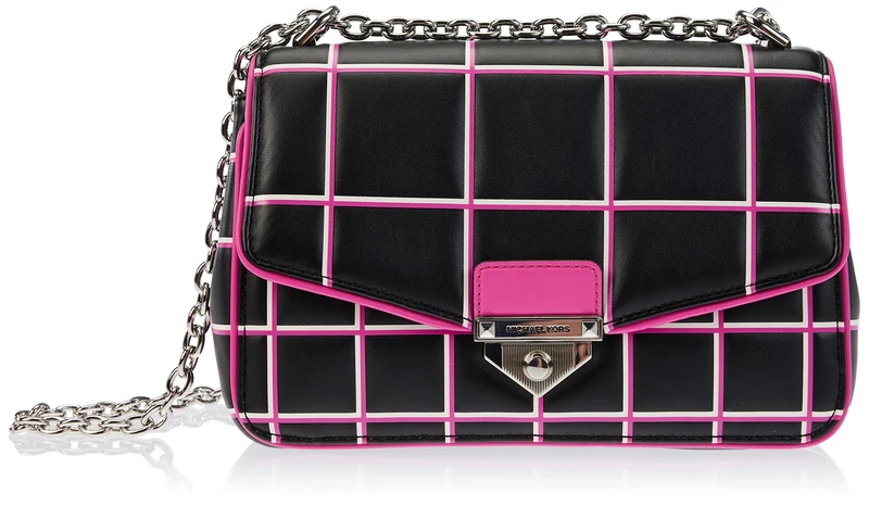 Michael Kors 30R3S1SL3V-606 LG CHAIN SHLDR SOHO Women Cerise Multi Size One Size