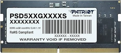 Patriot DDR5 32GB SODIMM 5600MT/s CL46 - PSD532G56002S