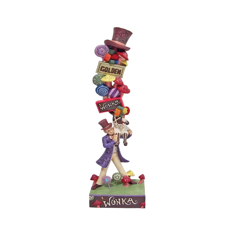 Enesco Jim Shore Willy Wonka with Stacked Icons Figurine