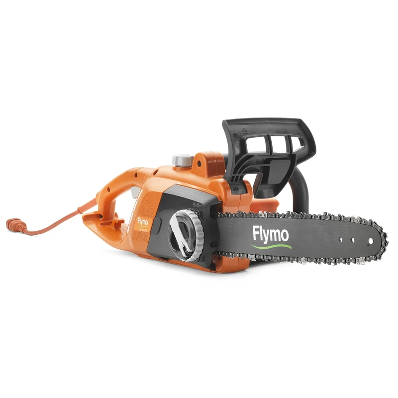 Flymo EasiSaw 350E Electric Chainsaw – 1800W, 35cm Bar Length, 13.5m/s Chain Speed, Tool-Free Tensioning, Double Activated Chain Brake - Effortlessly cuts Through logs and Branches