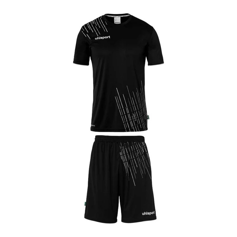Uhlsport Men's Score 26 Football Jersey Set - Football Set Consisting of Training Shirt and Training Trousers, Black/White, M EU - Image 1