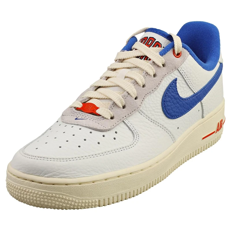 NIKE DR0148-100 Air Force 1 '07 LX Women Summit White/Hyper Royal-Picante RED UK 3.5