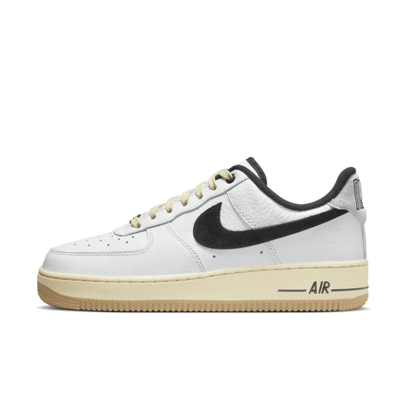 NIKE DR0148-101 Air Force 1 '07 LX Women Summit White/Black-Muslin UK 5.5