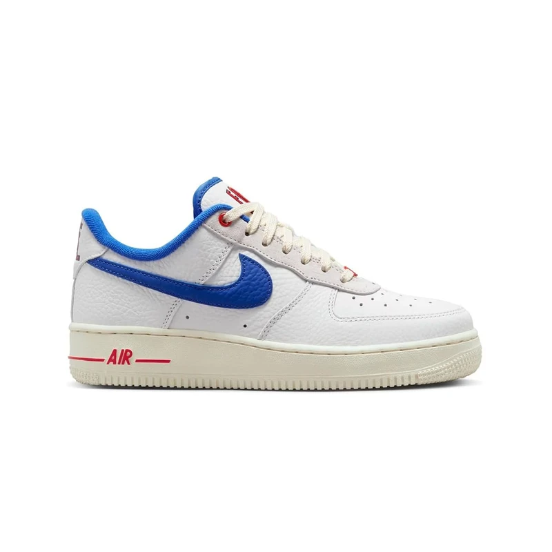 NIKE DR0148-100 Air Force 1 '07 LX Women Summit White/Hyper Royal-Picante RED UK 3
