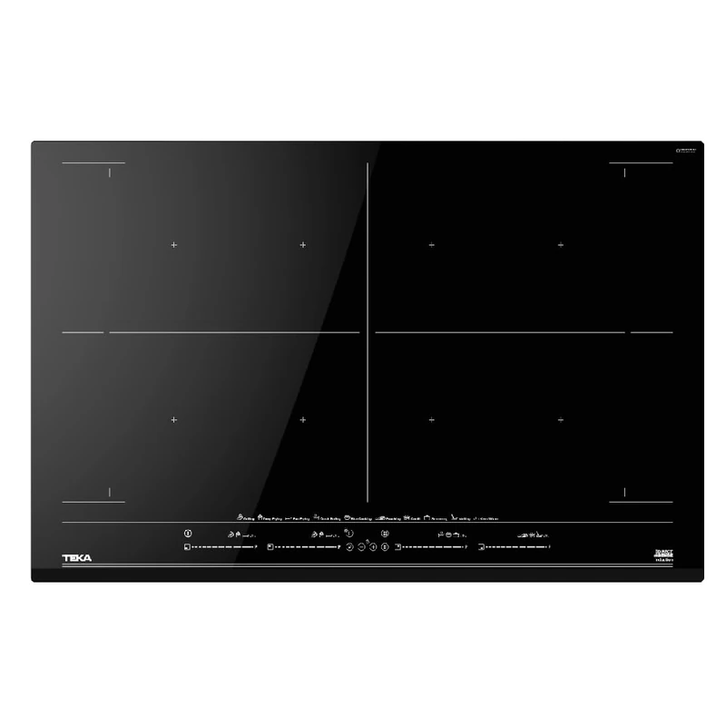 Teka Home IZF 88770 MST – 4-Burner Induction Hob, Full Flex Zone, 80 cm Induction Hob, Easy to Install, with Touch Control System Slider and Temperature Sensor, Black