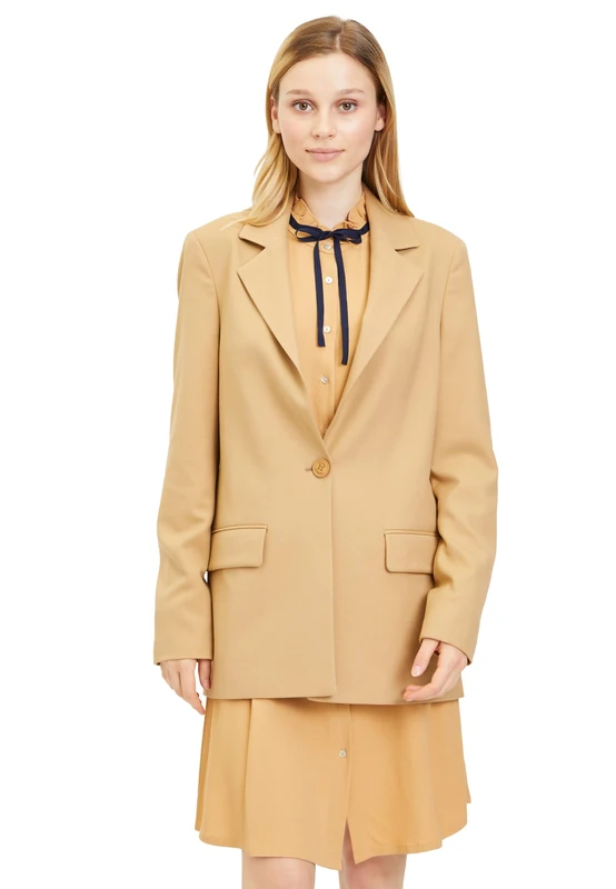Tamaris Women's Bad Urach Blazer, Iced Coffee, 10