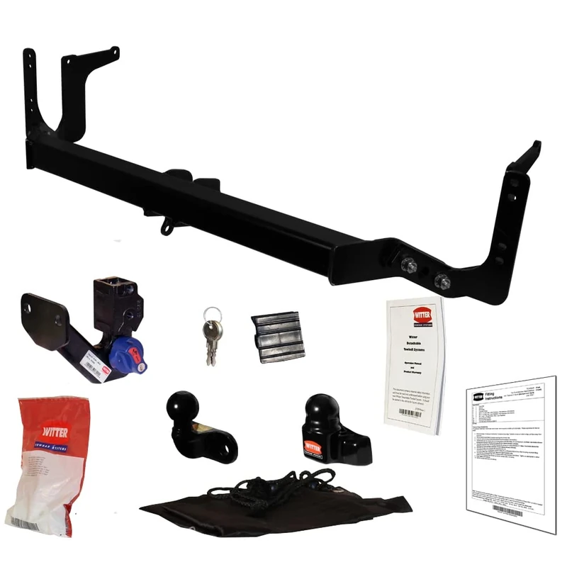 Towbar for Ford Transit Courier, Van (2014-) (excl. Ad Blue Model) and MPV (2018-) (excl. Ad Blue Model) - Fixed Swan Neck Towbar