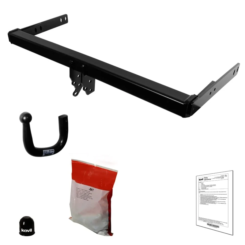 Towbar for Renault Kadjar Hatchback (incl. AdBlue) (2019-) - Fixed Swan Neck Towbar