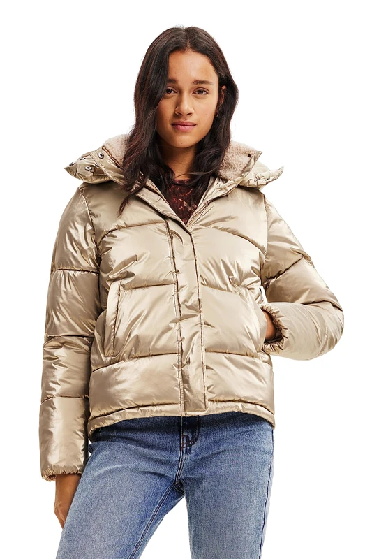 Desigual Padded Estocolmo Gold Padded Jacket 23WWEW06