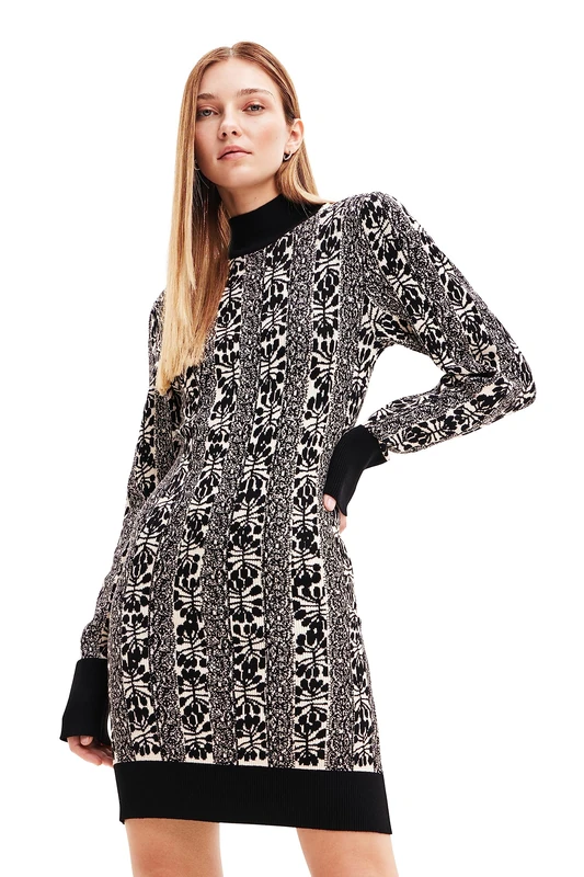 Desigual Francesca Dress by M. Christian Lacroix 23WWVF01 Black - Image 1