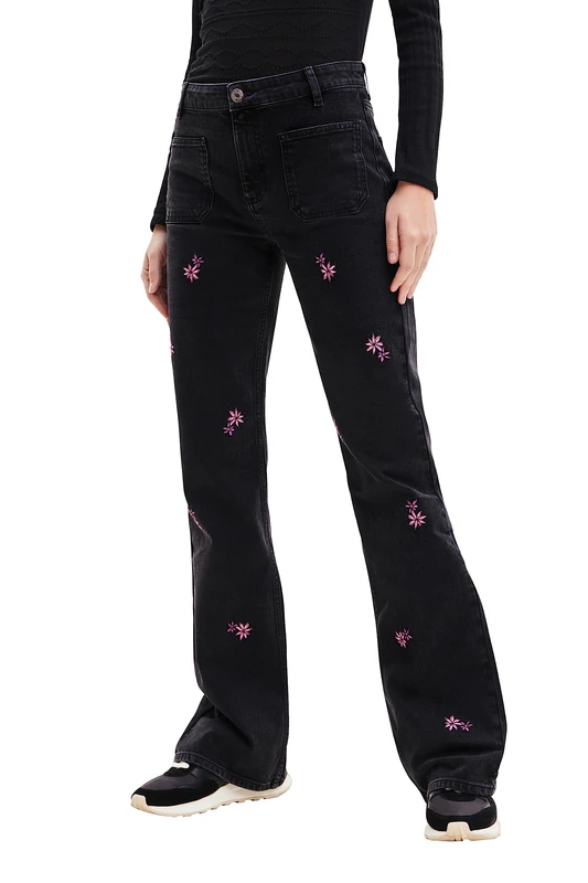 Desigual Denim_VIDIN, 2000 Black, 40, Black, 14