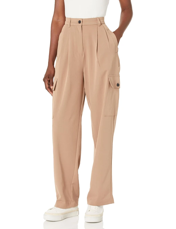 Desigual Women's Pant_Mineral-Lacroix Casual, Brown, L