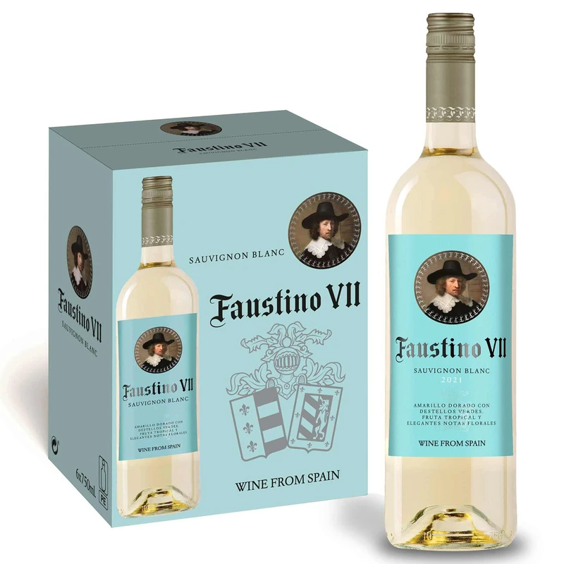 Faustino VII Sauvignon Blanc Case 6x75cl, 12% ABV | Rioja, Spain |