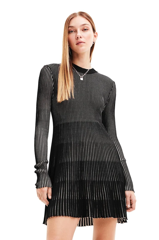 Desigual Women's Vest_Venice Dress, Black, S