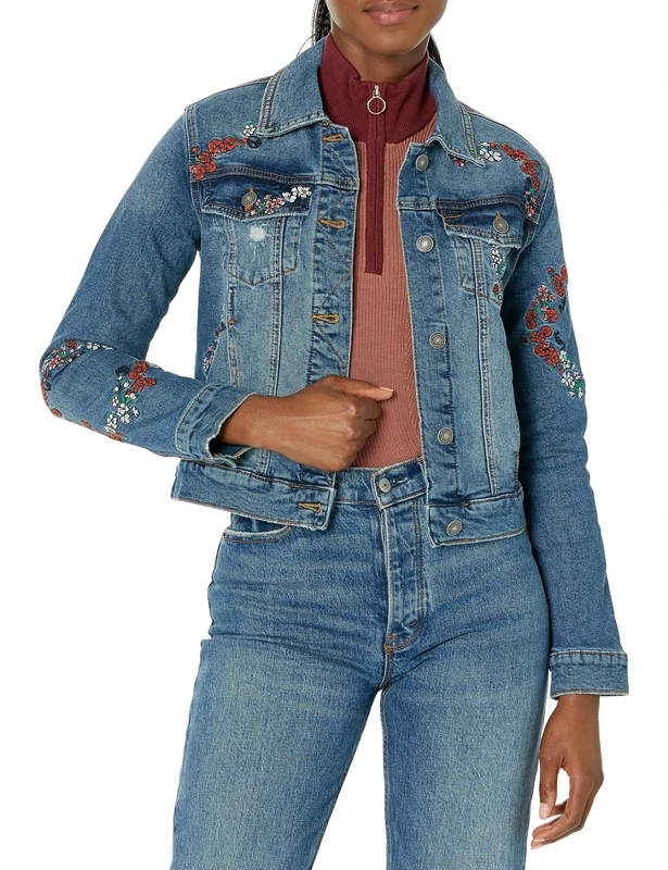 Desigual Women's Jacket_Denis, Blue, XS