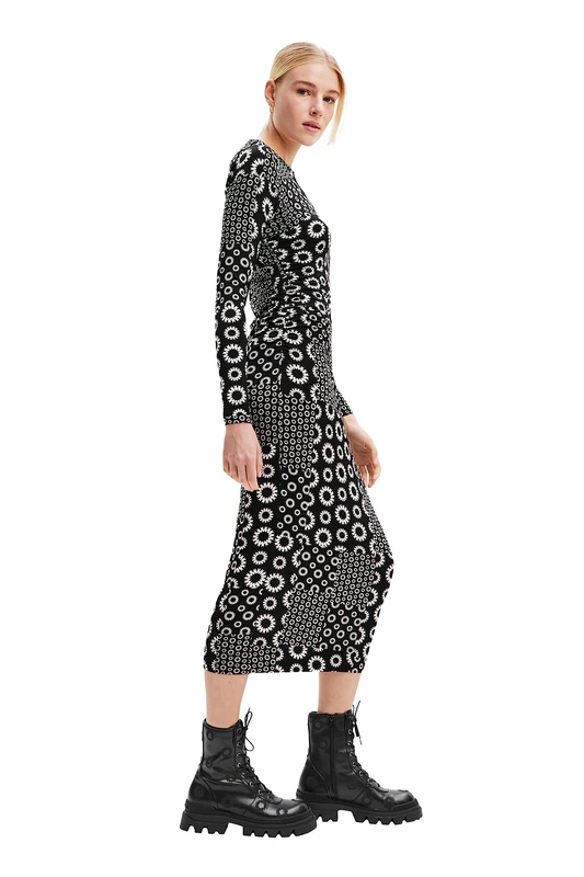 Desigual Women's Vest_Florida Dress, Black, L