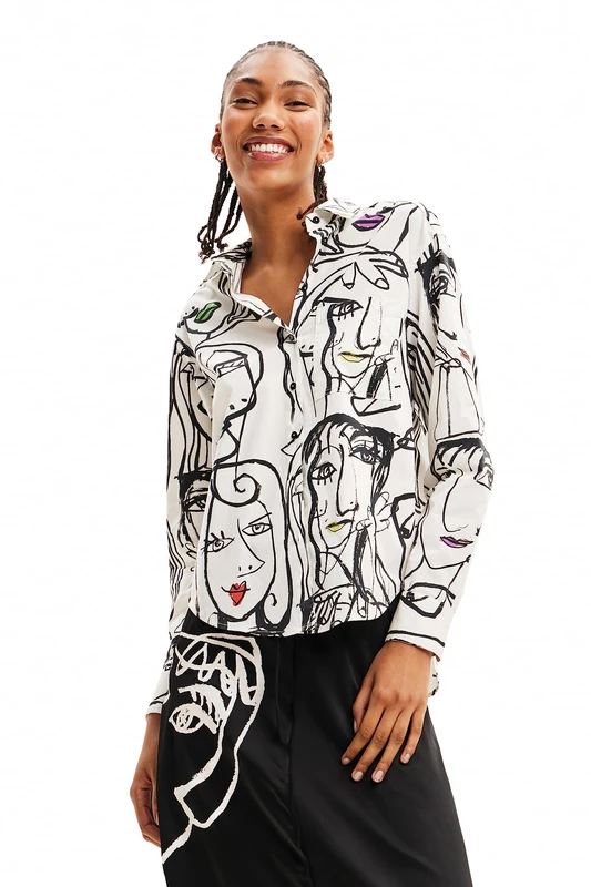 Desigual CAM_Verona, 1000 White, S, White, S - Image 1