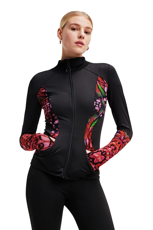 Desigual Women's Sweat_maripo Sweater, Black, S