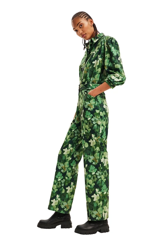 Desigual Women's Jumpsuit_Ronda Casual Trousers, Green, L