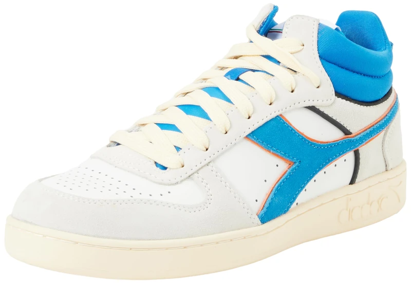 Diadora Magic Basket Demi Cut 943070603 Trainers, Royal White, 3.5 UK