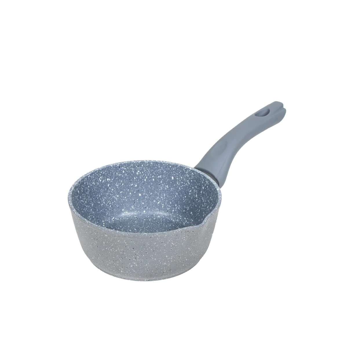 Blackmoor 66129 Classic 16cm Milk Pan/Non-Stick Coating/Cool Touch Handle/Features Unique Pouring Lip/Suitable for Induction, Gas & Electric Hobs/Grey Colour