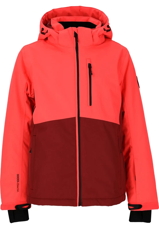 WHISTLER Unisex Kid's Gigi Ski Jacket, 5004 Fiery Coral, 164 (EU)