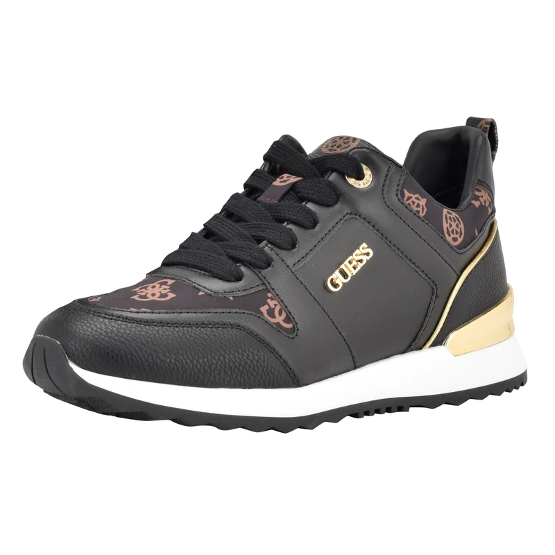 GUESS Women's Kadlin Sneaker, Black 001, 8 UK
