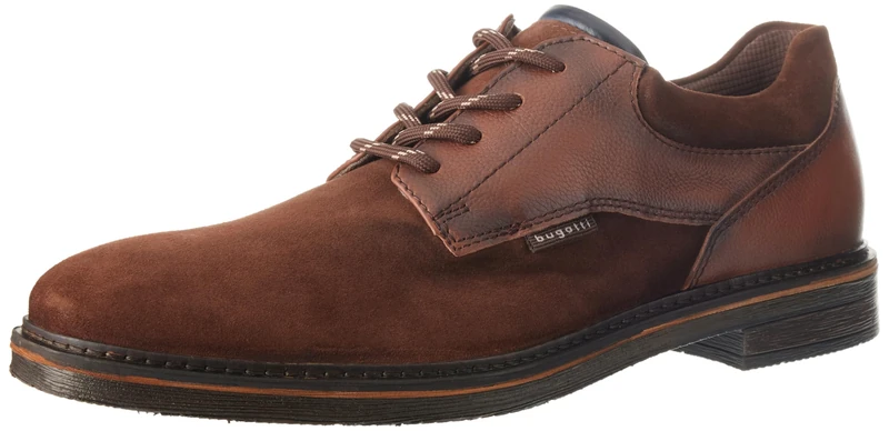bugatti Men's Maik Exko Lace-Up Shoes, Brown, 43 EU, Brown, 9 UK