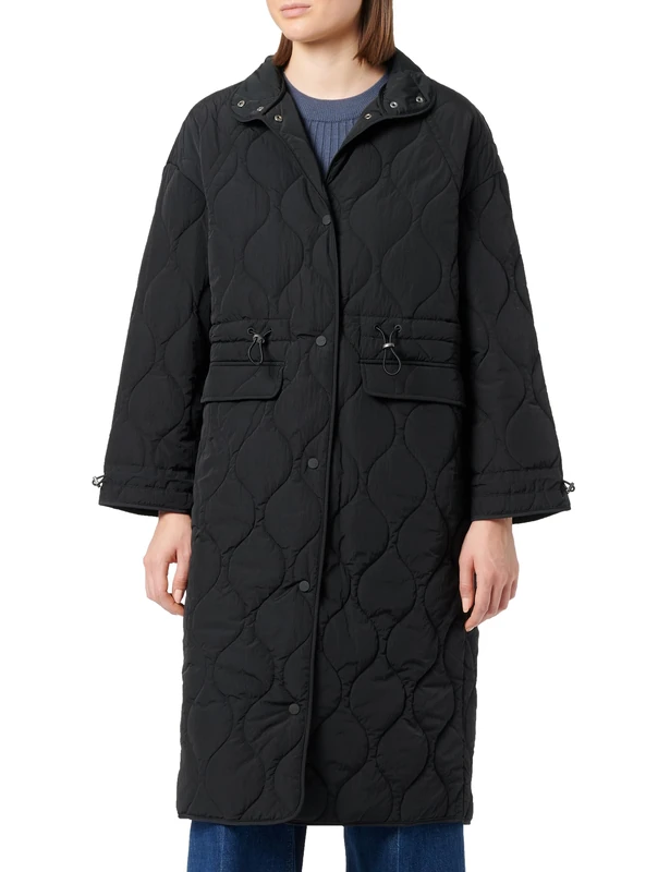 Tamaris Women's Baicoi Light Padded Jacket, Black Beauty, 16