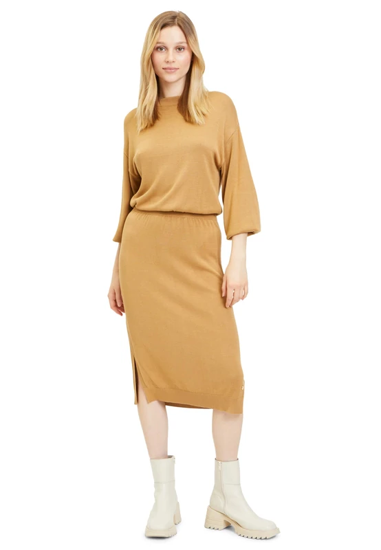 Tamaris Women's Barrio Knit Dress, Iced Coffee, 16