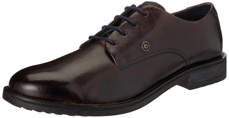 bugatti Man Business lace Shoe, Black, 45, Dark Brown, 10.5 UK