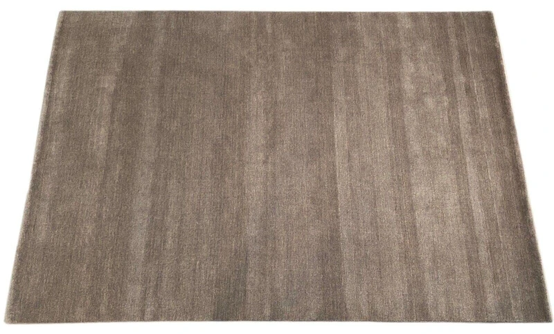 WAWA TEPPICH Taupe Grey Rug 100% Wool 170 x 240 cm Handwoven Plain Dyed Plain AN2