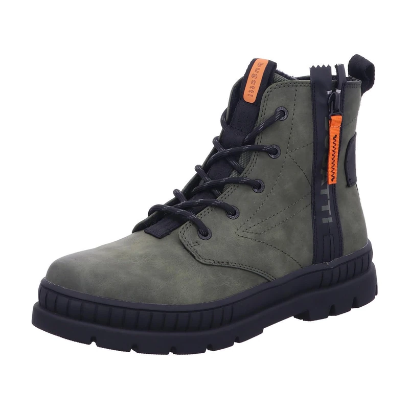 bugatti Men's Lace-Up Boots AGB33, Green, 11 UK